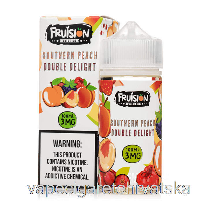 Vape Cigarete Southern Peach Double Delight - Fruision Juice Co - 100ml 0mg
